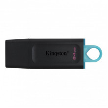 Флеш-накопичувач Kingston USB 3.2 DT Exodia 64GB Black/Teal (DTX/64GB) (347)
