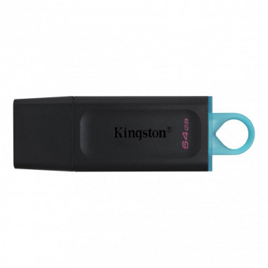 Флеш-накопичувач Kingston USB 3.2 DT Exodia 64GB Black/Teal (DTX/64GB) (347)