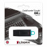 Флеш-накопичувач Kingston USB 3.2 DT Exodia 64GB Black/Teal (DTX/64GB) (347)