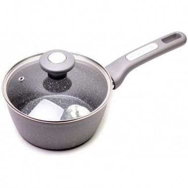 Ківш Kamille Grey Gotland Ø16см зі скляною кришкою (1447)