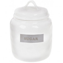 Банка фарфорова Necollie "Sugar" 1500мл, біла (2547)