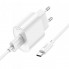 Мережевий зарядний пристрій з кабелем HOCO C109A(10.5W) Fighter single port charger set(Type-C) White (6942007656610) (547)