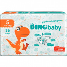 Подгузники Dino Baby Размер 5 (11-25 кг) 36 шт (4823098410614) (15647)