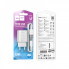 Мережевий зарядний пристрій з кабелем HOCO C134A Solid single-port charger set(Micro) White (6942007621342) (647)