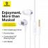 Навушники дротові Baseus Encok HZ11 (3.5mm)  Moon White (A00164200213-Z1) (18947)
