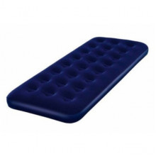 Велюровый односпальный матрас Inflatable bed 190x99x22 см Синий (20947)