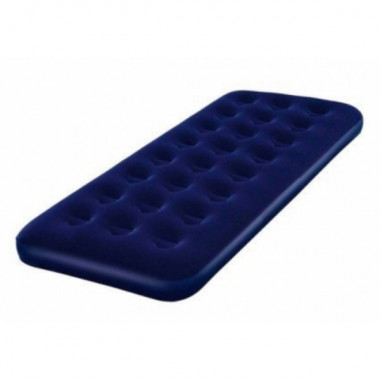 Велюровый односпальный матрас Inflatable bed 190x99x22 см Синий (20947)
