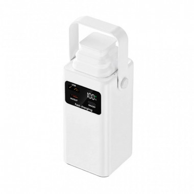Батарея универсальная TheGeneral 20000mah Glim, 22.5W Fast Charge PD Lamp White (40012919-08) (19057)
