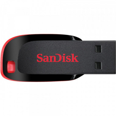 Флеш-накопичувач SanDisk USB 2.0 Cruzer Blade 16Gb Black/Red (SDCZ50-016G-B35) (157)