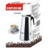 Гейзерна кавоварка Empire Stainless Steel 200мл на 4 чашки (3157)
