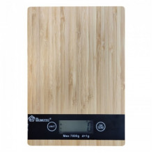 Электронные кухонные деревянные весы до 7 кг Domotec MS-A (9357)