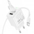 Мережевий зарядний пристрій BOROFONE BAS41A Potential dual-port charger set(Type-C) White (6941991113772) (17457)