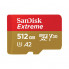 Карта пам'яті microSDXC (UHS-1 U3) SanDisk Extreme A2 512Gb class 10 V30 (R190MB/s,W130MB/s) (adapter SD) (SDSQXAV-512G-GN6MA) (457)