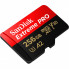 Карта памяти SanDisk 256 GB microSDXC UHS-I U3 Extreme Pro+SD Adapter (SDSQXCD-256G-GN6MA) (17067)