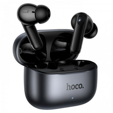 Беспроводные наушники вкладыши Bluetooth HOCO EQ27 Fun с зарядным кейсом Тёмно-серые (18667)