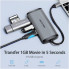 USB-хаб Vention Type-C to HDMI/USB3.0*3/PD Converter 0.15M Gray Metal Type (CNBHB) (CNBHB) (14867)