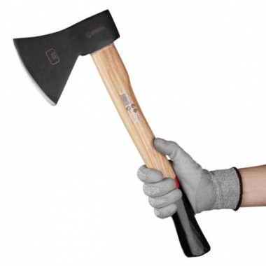 Топор 1000 г, ручка пекан, 48-57 HRC INTERTOOL HT-0258 (20867)