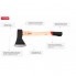 Топор 1000 г, ручка пекан, 48-57 HRC INTERTOOL HT-0258 (20867)