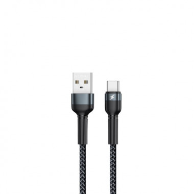 Кабель Remax Jany USB 2.0 to Type-C 2.4A 1M Черный (RC-124a) (2867)