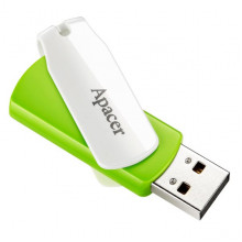 Флеш-накопичувач Apacer USB 2.0 AH335 32Gb Green (AP32GAH335G-1) (177)