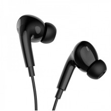Навушники дротові BOROFONE BM100 Pro (3.5mm) Black (6941991121753) (21187)