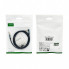 Аудіокабель UGREEN 3.5mm Male to 3.5mm Male Cable Gold Plated Metal Case with Braid 1m (Blue Black) (UGR-60179) (15287)
