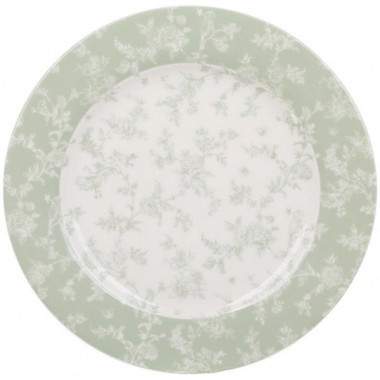 Набір 6 тарілок порцелянових "Floral Green" 19см (19287)