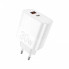 Мережевий зарядний пристрій WUW-C208 30W PD USB-C + USB QC3.0 18W white (6972573333417) (387)