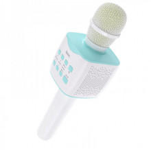 Портативна колонка-мікрофон HOCO BK5 Cantando karaoke microphone, 5W, Blue (6931474742308) (8487)