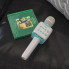 Портативна колонка-мікрофон HOCO BK5 Cantando karaoke microphone, 5W, Blue (6931474742308) (8487)