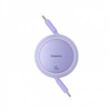 Кабель Baseus Free2Pull Mini Charging Cable USB-C to USB-C 60W 1m Nebula Purple (P10364500511-01) (14987)