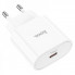 Мережевий зарядний пристрій HOCO C94A Metro single port PD20W charger White (6931474762177) (18987)