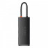 USB-хаб Baseus Lite Series 6-Port Type-C HUB Docking Station (Type-C to HDMI+USB3.0*2+PD+SD/TF) Black (WKQX050101) (18297)