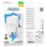 Мережевий зарядний пристрій з кабелем BOROFONE BAS41A Potential dual-port charger set(Micro) White (6941991113765) (497)