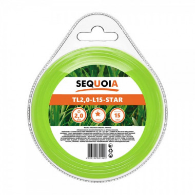 Косильная леска SEQUOIA TL2.0-L15-Star (1597)
