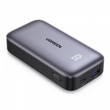 Батарея универсальная Ugreen 10000 mAh 30W Fast Charging Grey-black (U_25185) (22697)