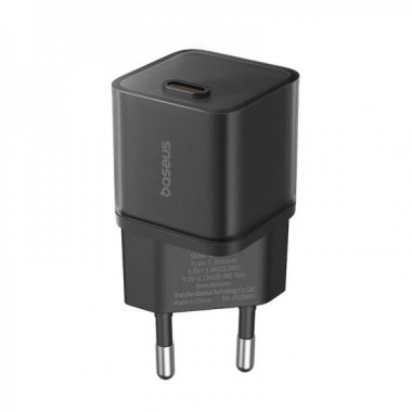 Мережевий зарядний пристрій Baseus GaN5S Fast Charger 1C 20W EU Cluster Black (P10162503113-00) (14797)