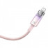 Кабель Baseus Explorer Series Fast Charging Cable with Smart Temperature Control USB to iP 2.4A 1m Pink (CATS010004) (14897)