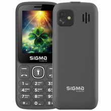 Мобильный телефон Sigma X-style 242 LUCKY Grey (4827798792926) (16897)