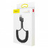 Кабель Baseus Fish eye Spring Data Cable Lightning 1m Black (CALSR-01) (19108)