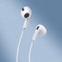 Навушники Baseus Encok 3.5mm lateral in-ear Wired Earphone H17 White (NGCR020002) (15308)