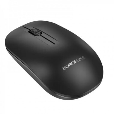 Маніпулятор миша BOROFONE BG14 Planet 2.4G business wireless mouse Black (6941991113376) (17408)