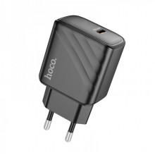 Мережевий зарядний пристрій HOCO CS22A Value single port PD30W charger Black (6942007609913) (408)