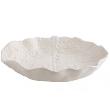 Блюдо сервіровки Bordallo Pinheiro Cabbage 35x25см Бежеве (5408)