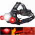 Фонарь налобный с красным светом PLD 3000-T6+2XPE (RED), 2x18650, ЗУ Type-C (9408)