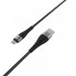 Кабель BOROFONE BX32 USB to Micro 2.4A, 1m, nylon, aluminum+TPE connectors, Black (6931474710437) (20508)