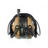Активные защитные наушники Earmor M32 PLUS (CB) Coyote с гарнитурой (708)