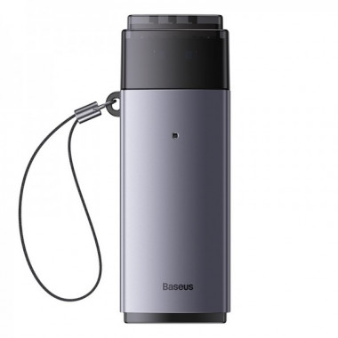 Кардридер Baseus Lite Series USB-A  to SD/TF Card Reader  Grey (WKQX060013) (18908)