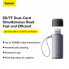 Кардридер Baseus Lite Series USB-A  to SD/TF Card Reader  Grey (WKQX060013) (18908)