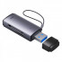 Кардридер Baseus Lite Series USB-A  to SD/TF Card Reader  Grey (WKQX060013) (18908)